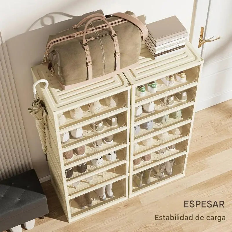 Organizador Acrilico🔒 de 6 Cajones📦 para 12 PARES💎